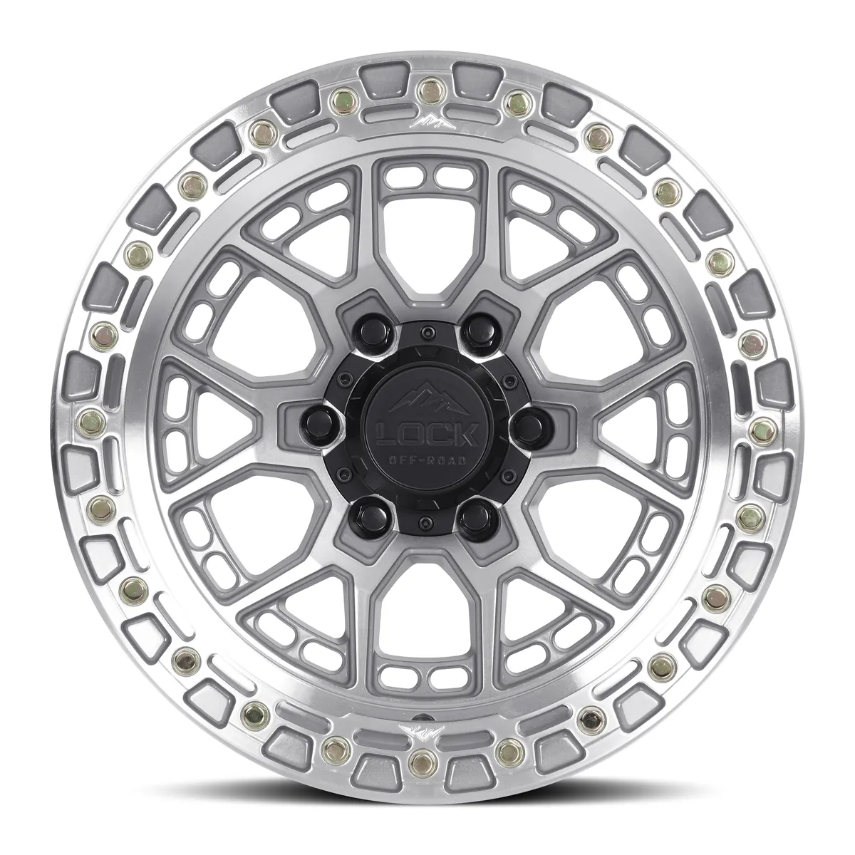 Lock Off-Road Commando Machined With Clear Coat Wheel Lock Off-Road Commando Machined With Clear Coat Wheel