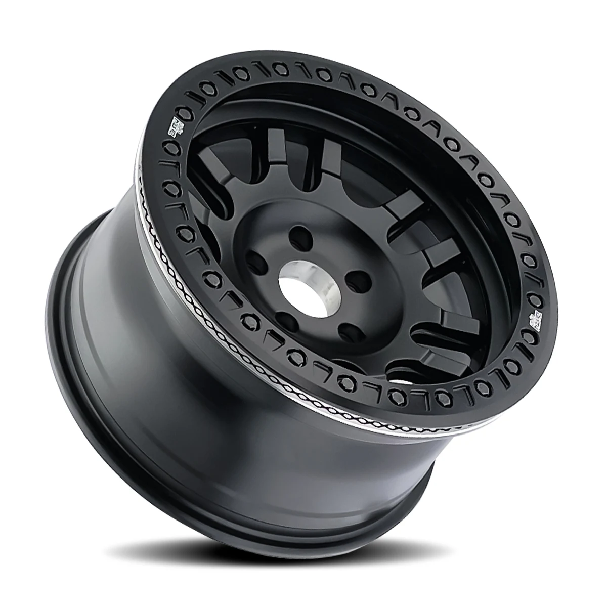 Canyon Race Matte Black Rims for Jeep Wrangler, Jeep Grand Cherokee, Jeep Gladiator