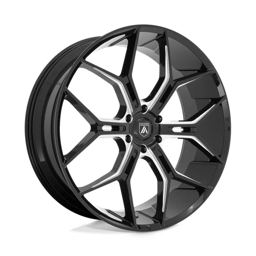 Asanti Black ABL-38 MONARCH TRUCK GLOSS BLACK MILLED Wheel