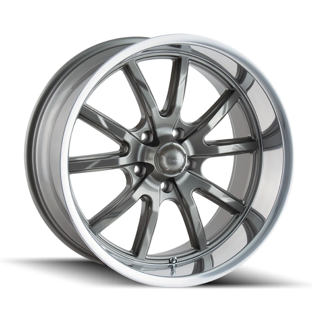 Ridler 650 Gloss Grey Polished Wheel Ridler 650 Gloss Grey Polished Wheel