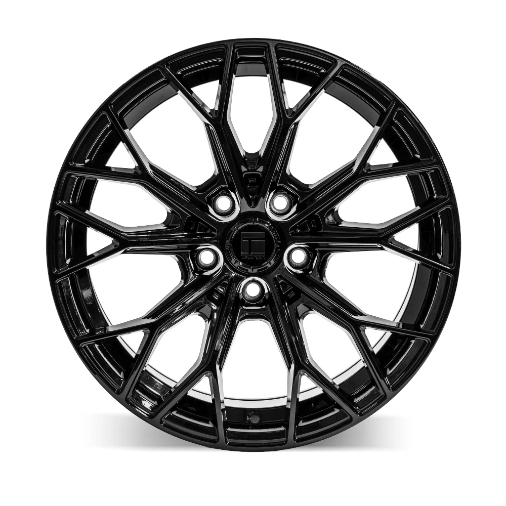 Tf05 Gloss Black Rims for Honda Civic, Honda Accord, Toyota Camry
