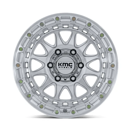 20 Inch GLOSS SILVER W/ MACHINED FACE 8 Lug Ford Rims KM556SD20908701