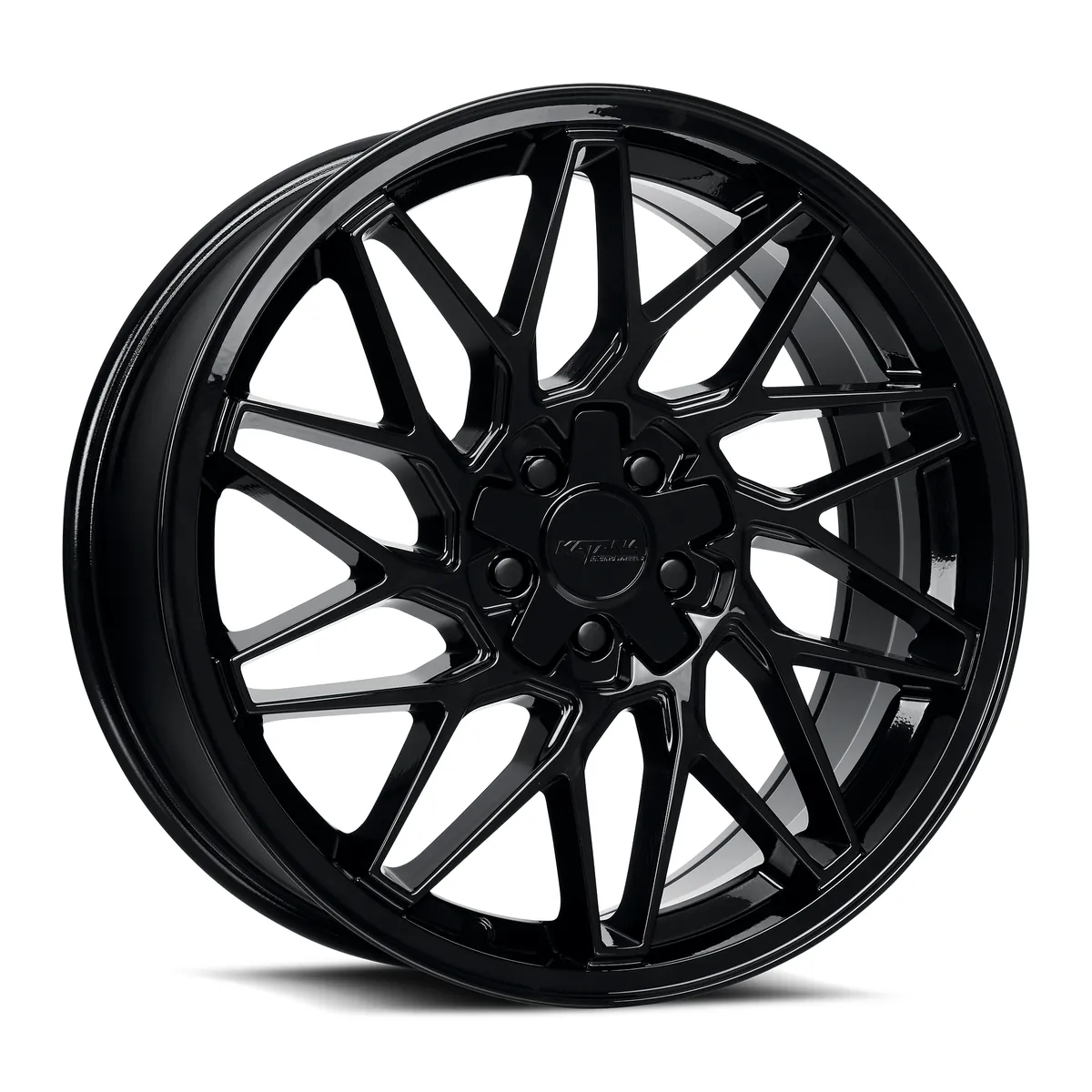Kr09 Gloss Black Rims 18x8 5X110/5X114.3 ET40