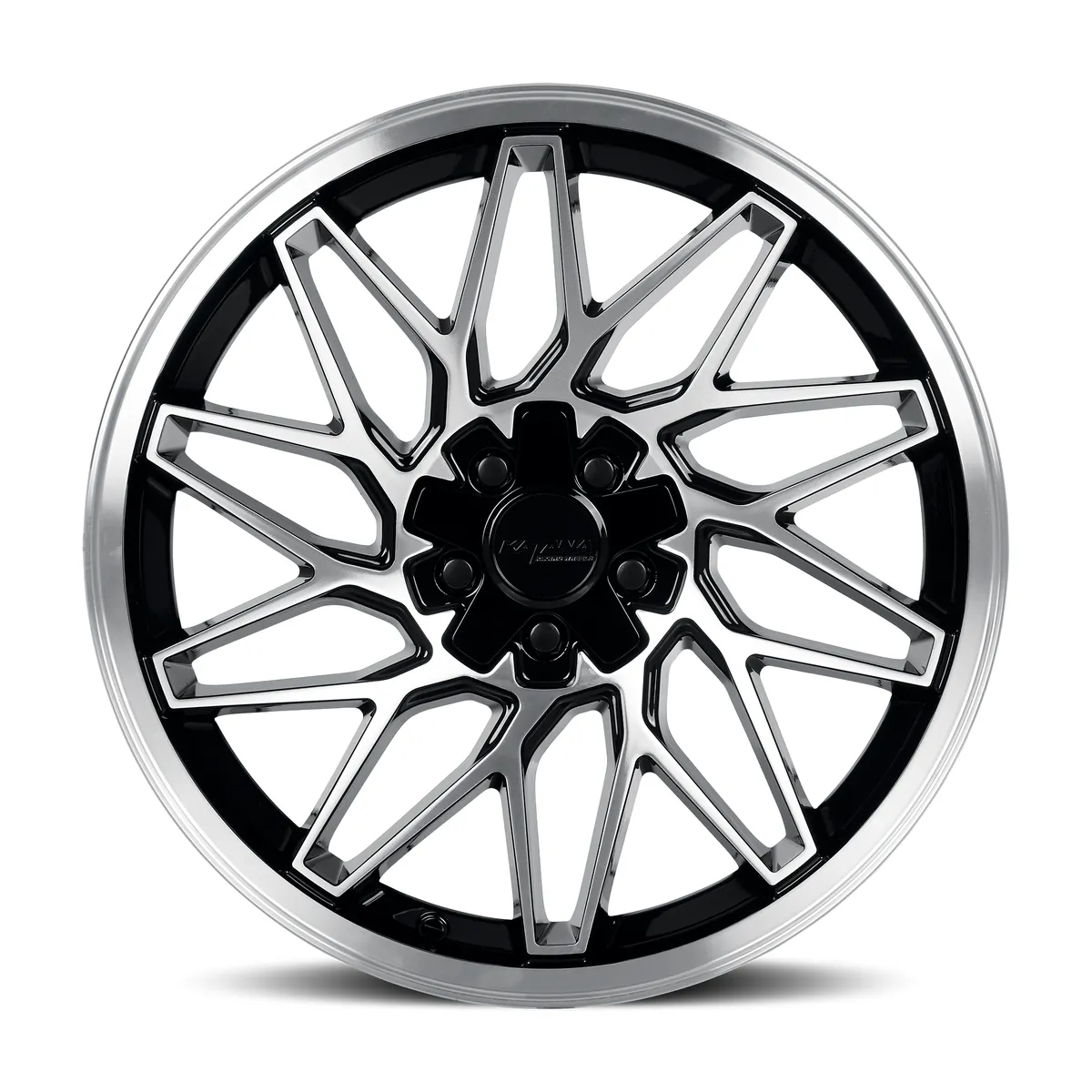 Katana Kr09 Gloss Black Machined Face Wheel
