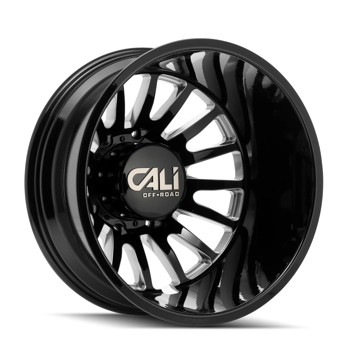 20 Inch Gloss Black/Milled Spokes 8 Lug Rims 9110D-2881BMR232