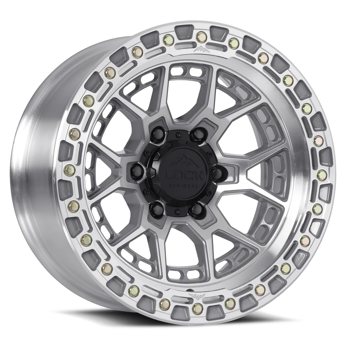 Commando Machined With Clear Coat Rims for Jeep Wrangler, Jeep Grand Cherokee, Jeep Gladiator