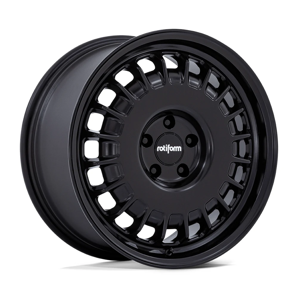 RC205 PMF MATTE BLACK Wheel Close-Up 19x8.5 5x112