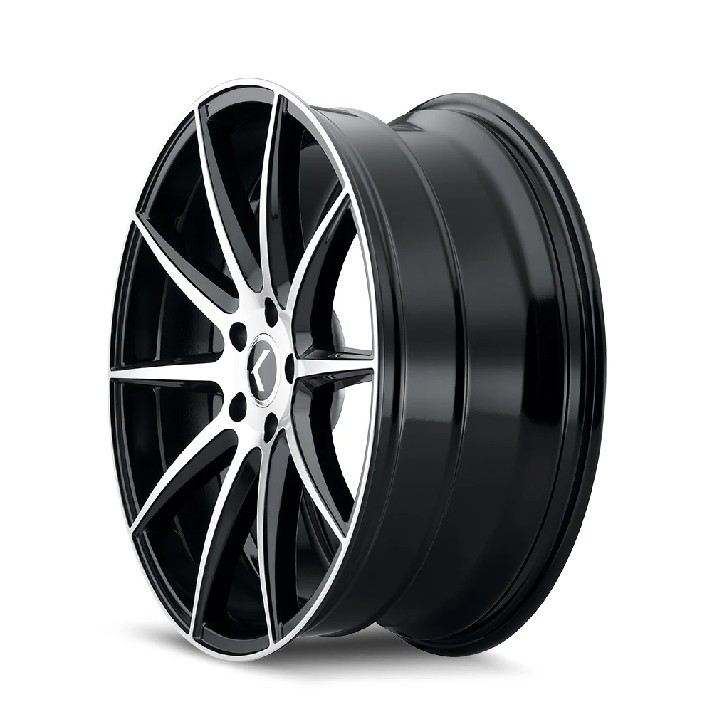 Cosmos Gloss Black Machined Rims for Honda Civic, Honda Accord, Toyota Camry