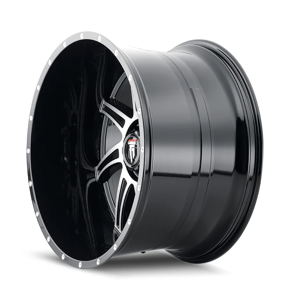 Vortex Gloss Black Machined Rims for Ford F150, Ford Expedition, Ford Raptor