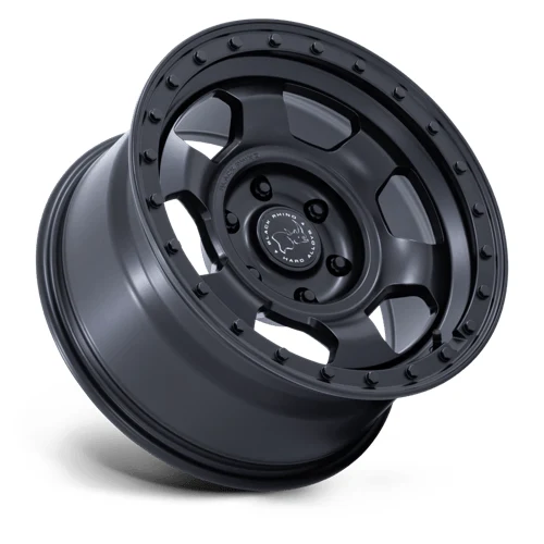 BR029 TROOPER MATTE BLACK Rims for Jeep Wrangler, Jeep Grand Cherokee, Jeep Gladiator