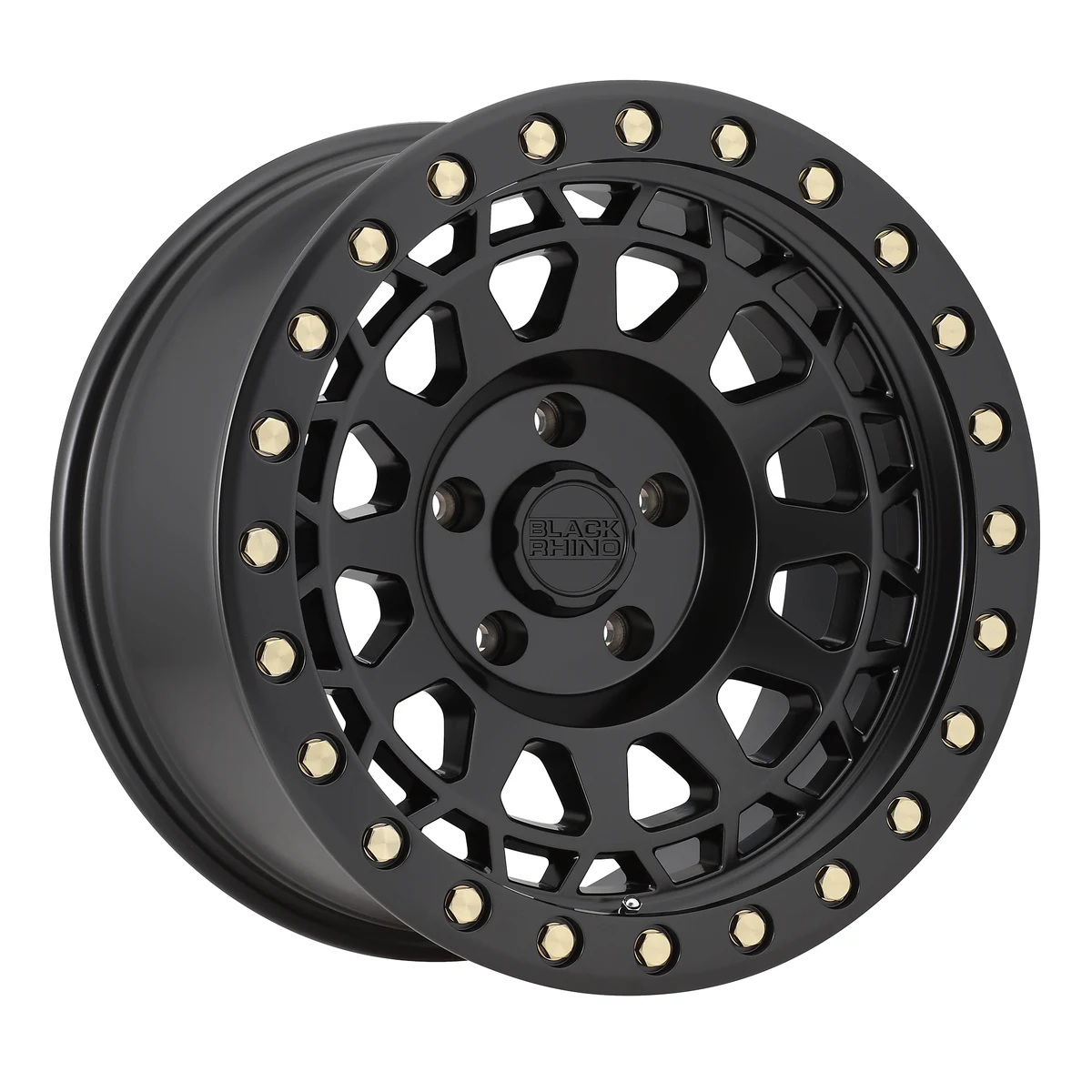 Black Rhino Hard Alloys PRIMM MATTE BLACK W/ BRASS BOLTS Wheel Black Rhino Hard Alloys PRIMM MATTE BLACK W/ BRASS BOLTS Wheel