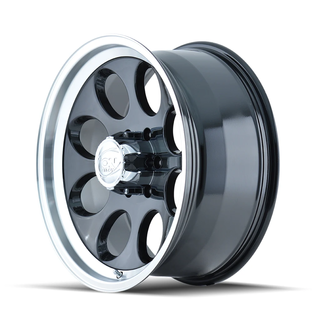 171 Gloss Black Machined Rims for Dodge Ram 2500, Dodge Ram 3500, Chevy Silverado 2500 Classic