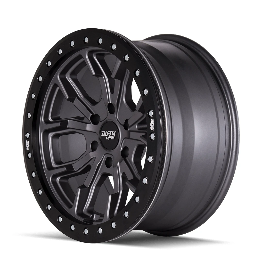Dt-1 Satin Gunmetal Rims for Jeep Wrangler, Jeep Grand Cherokee, Jeep Gladiator