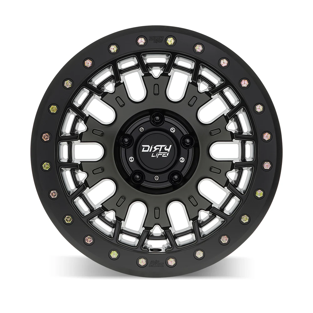 Dt-3 Satin Black Rims for Jeep Wrangler, Jeep Grand Cherokee, Jeep Gladiator