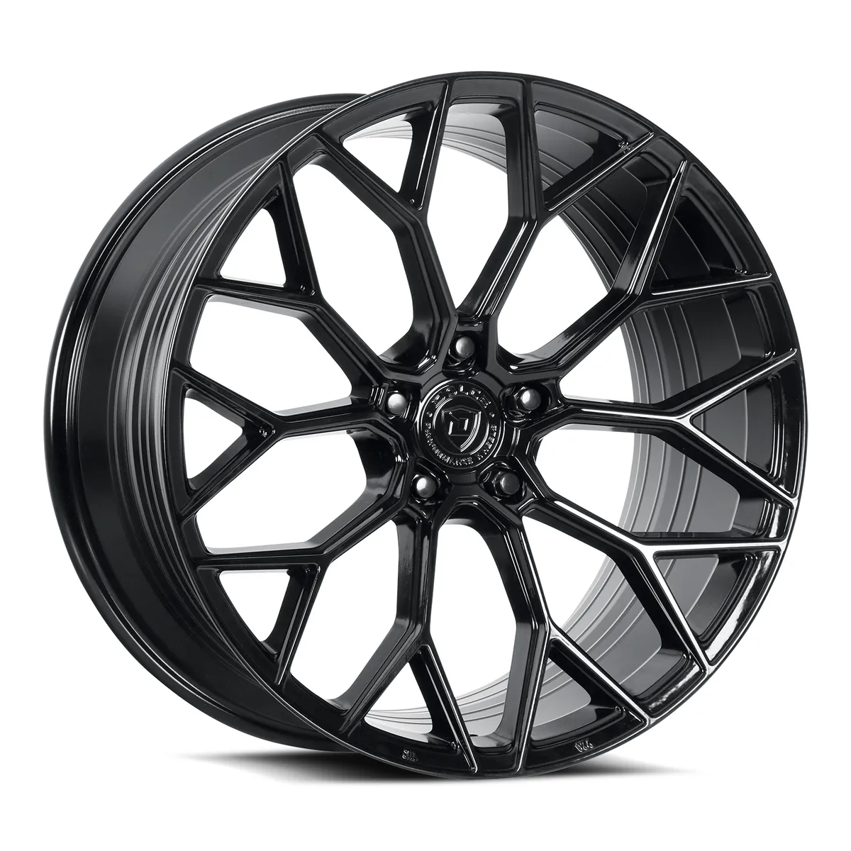 Pista Gloss Black Rims 19x8.5 5x112 ET28