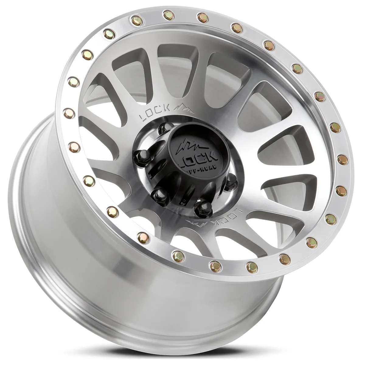 17 Inch Machined With Clear Coat 6 Lug Ford Rims YOSEMITE-7963MC