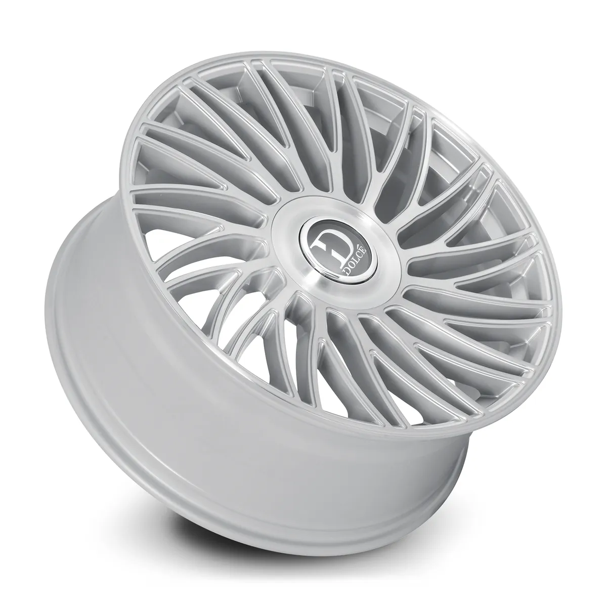 22 Inch Gloss Silver Brush Face Unknown Rims SESTO-229500GSBF18