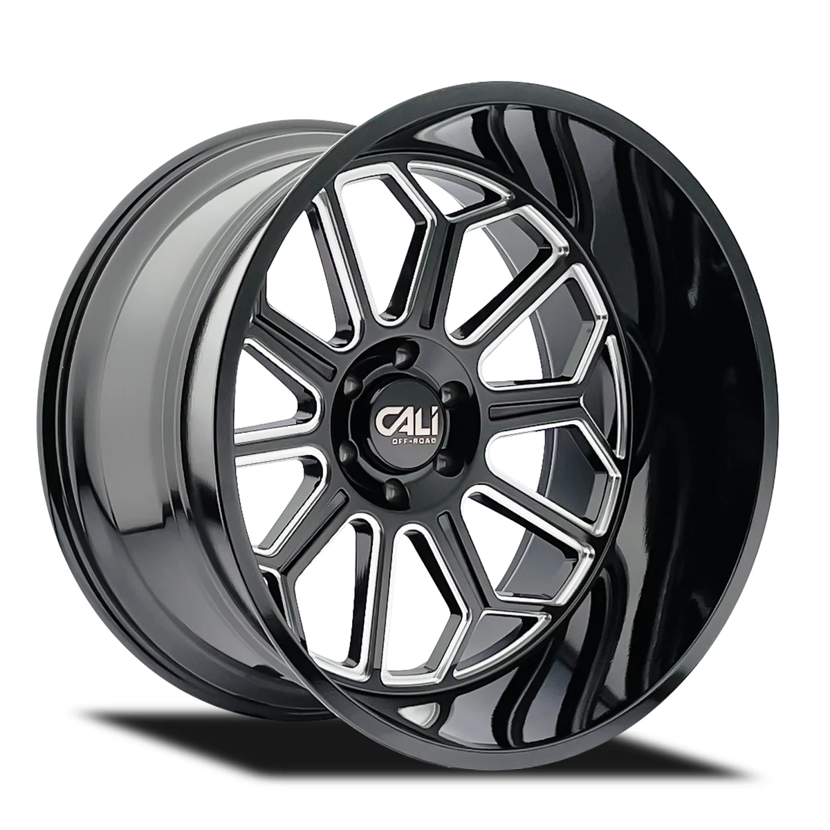 24x14 Auburn Gloss Black Milled Wheels 8x170 Bolt Pattern ET-76 24x14 Auburn Gloss Black Milled Wheels 8x170 Bolt Pattern ET-76