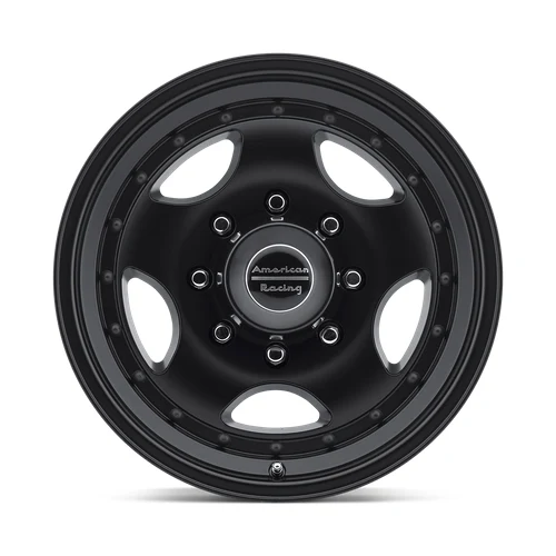 AR23 SATIN BLACK W/ CLEAR COAT Rims for Jeep Wrangler, Jeep Grand Cherokee, Jeep Gladiator