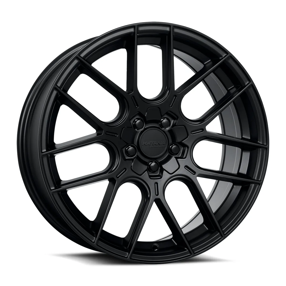 Kr04 Matte Black Rims 18x8 5X100/5X114.3 ET40