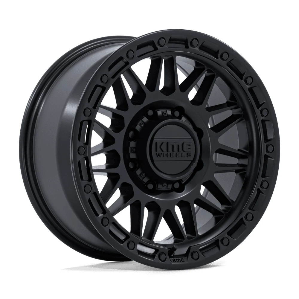 KMC KM555 ATTACK MATTE BLACK 18 Inch Wheels