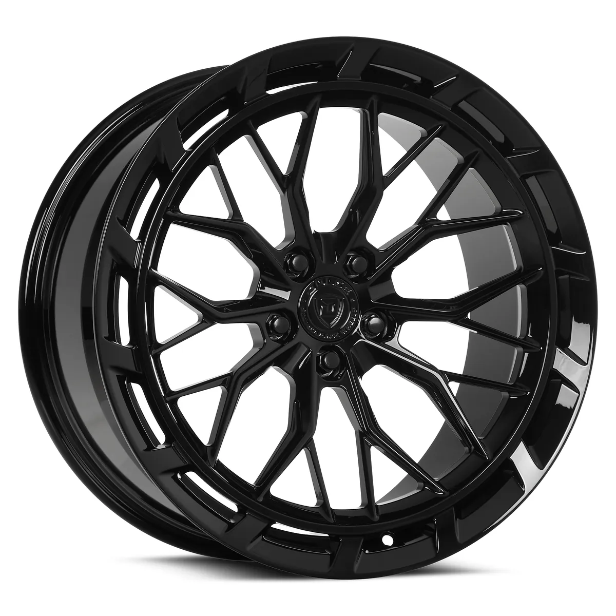 Magari Gloss Black Rims 20x8.5 5x112 ET28
