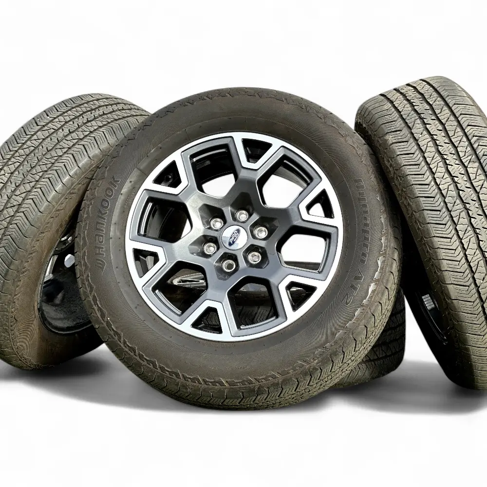 Ford + Hankook Ford 6 Split Spoke Charcoal Machined 20x8.5 Wheels 6x135 Rims with Hankook Dynapro AT2 RF11 275/60R20 Tires Wheel & Tire Package - View 6
