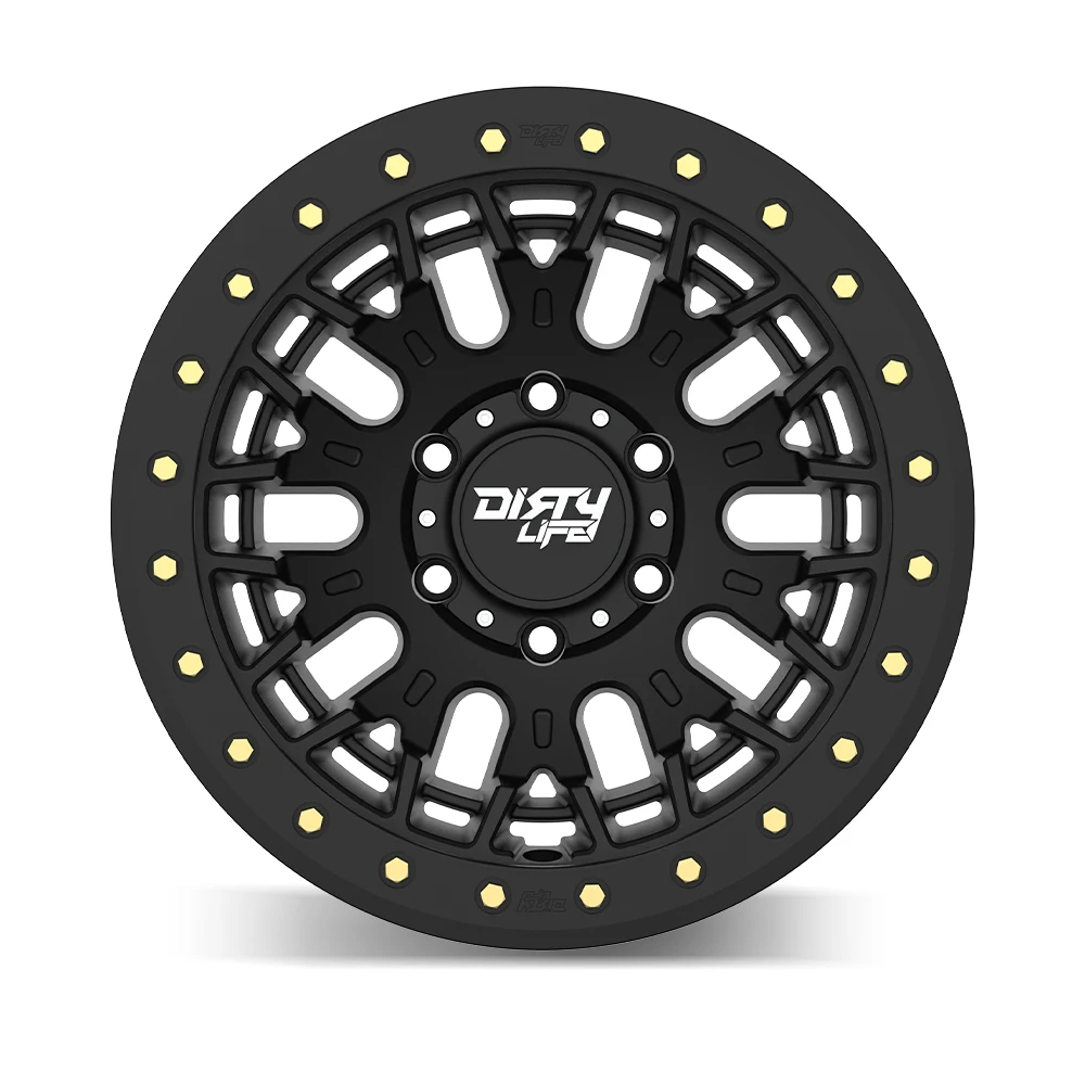 Dt-3 Satin Black Rims for Toyota Tacoma, Toyota 4Runner, Chevy Silverado