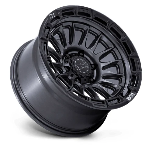 BR025 RIVAL MATTE GUNMETAL W/ MATTE BLK-LP Rims for Ford F150, Ford Expedition, Ford Raptor