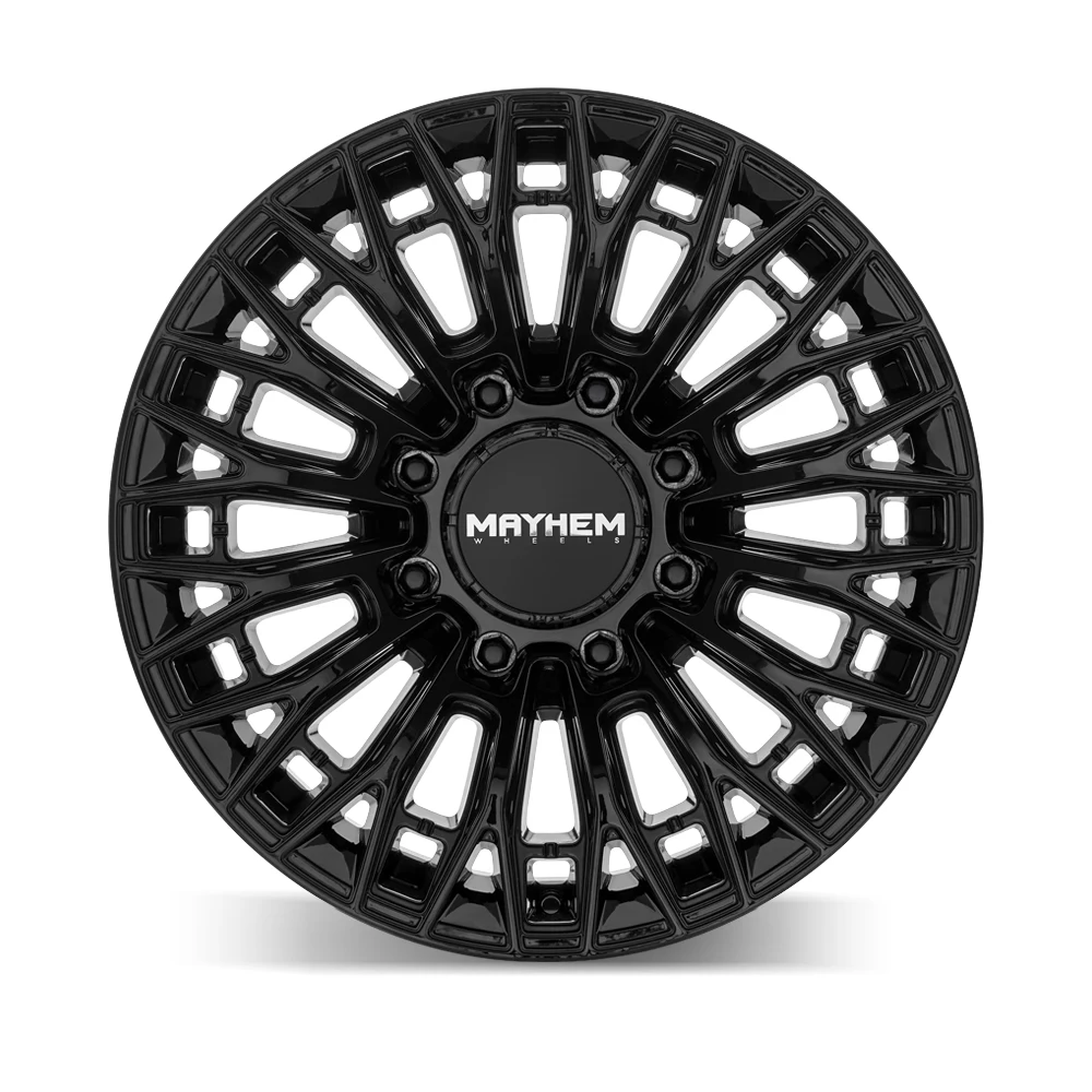 Cyclone Gloss Black Rims for Dodge Ram 2500, Dodge Ram 3500, Chevy Silverado 2500 Classic