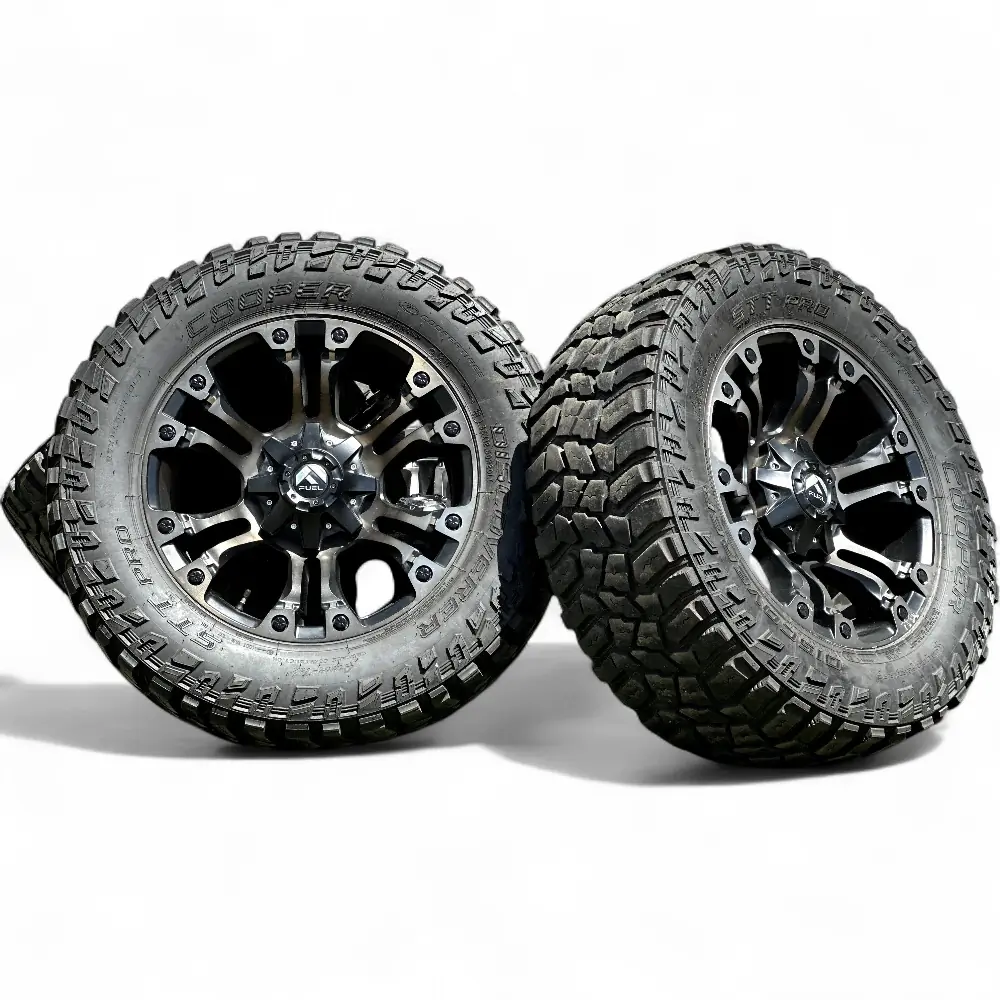 Fuel + Cooper Fuel D569 Vapor Bronze 20x9.0 Wheels 8x180 Rims with Cooper Discoverer STT PRO 35x12.50R20 Tires Wheel & Tire Package - View 5