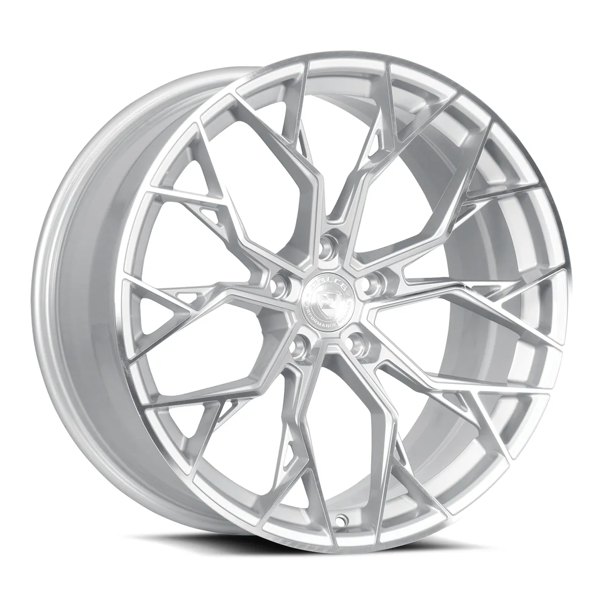 Aria Gloss Silver Machined Face Rims 20x10 5x112 ET40