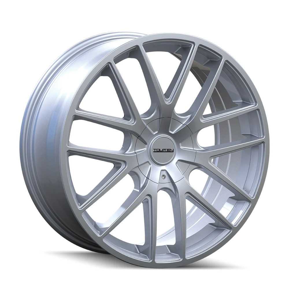 18x8 Tr60 Gloss Hyper Silver Wheels 5x108 Bolt Pattern ET40 18x8 Tr60 Gloss Hyper Silver Wheels 5x108 Bolt Pattern ET40