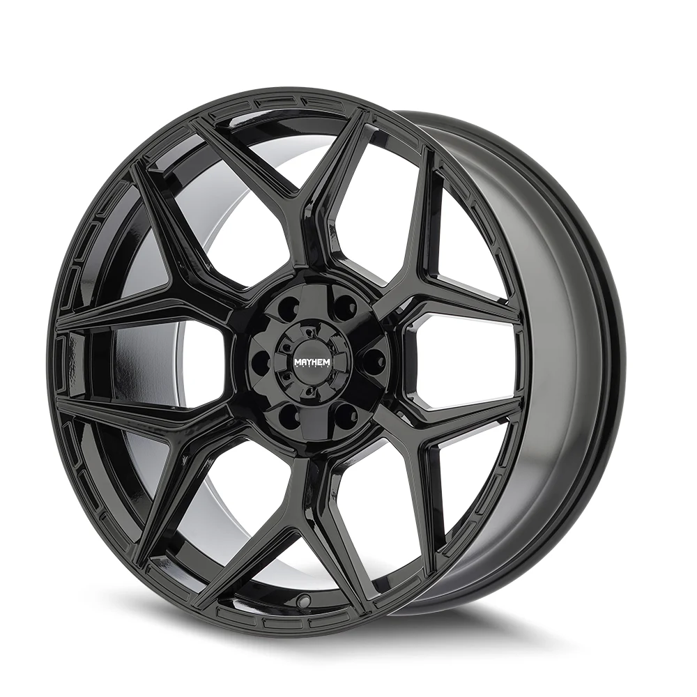 Mayhem Vanquish Gloss Black 20 Inch Wheels