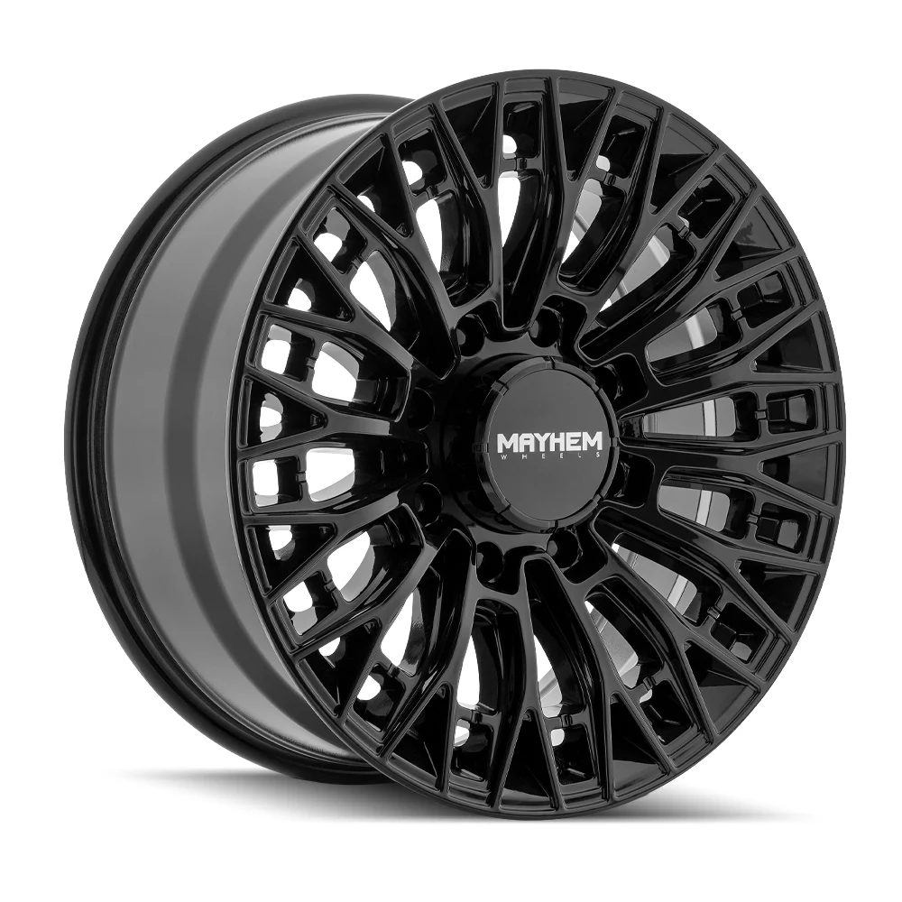 20x9 Cyclone Gloss Black Wheels 8x165.1 Bolt Pattern ET0 20x9 Cyclone Gloss Black Wheels 8x165.1 Bolt Pattern ET0
