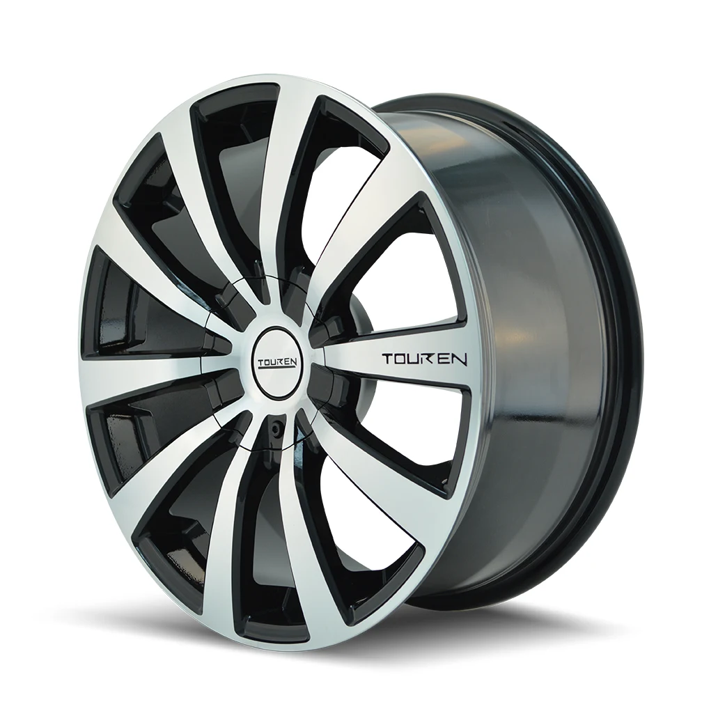 Tr3 Gloss Black Machined Rims 15x7 4x100 ET40