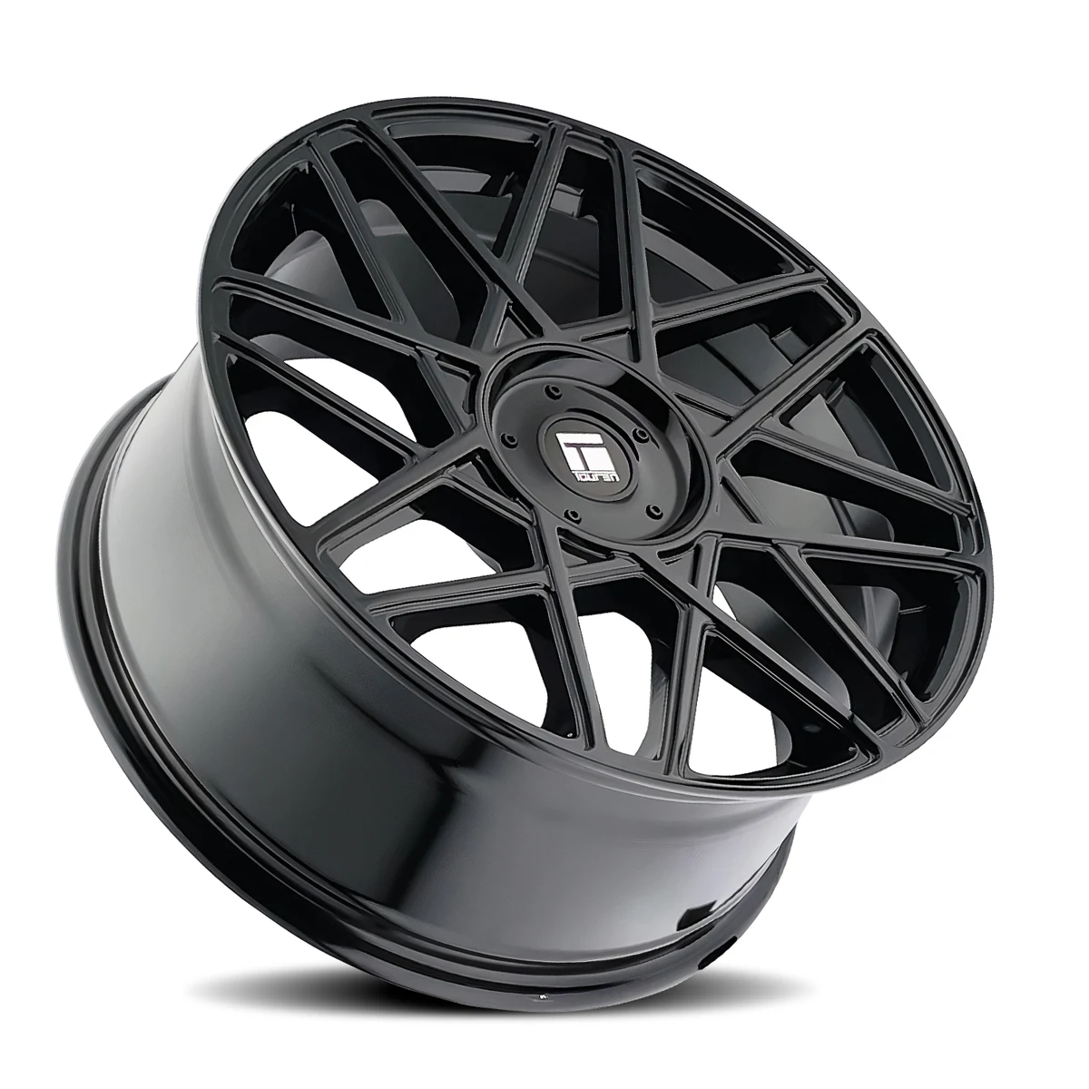 Tr66 Gloss Black Rims 20x9 5x112 ET35