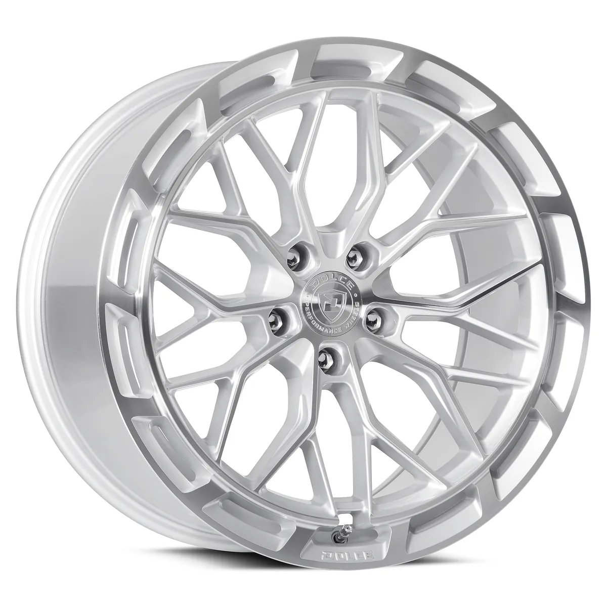 Magari Gloss Silver Machined Face Rims 19x8.5 5x112 ET35