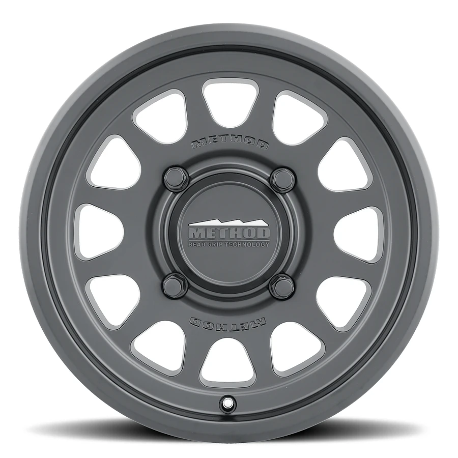 MR414 Bead Grip Matte Black Rims 15x7 4x136 ET38