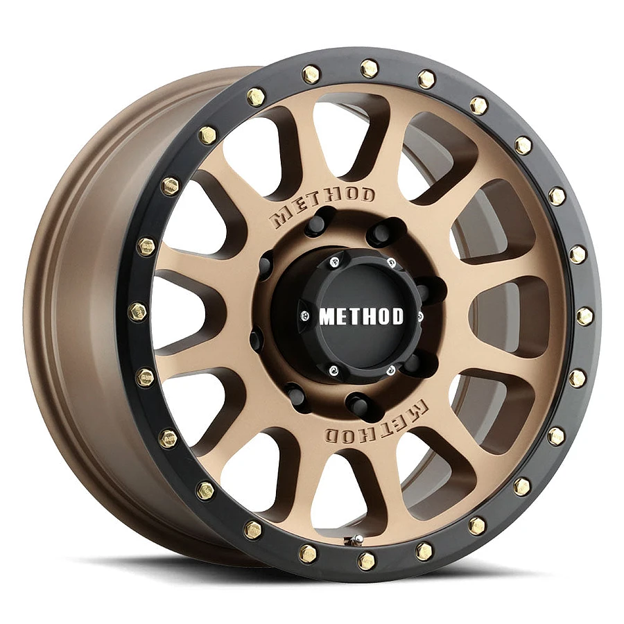 Method MR305 NV HD Method Bronze - Matte Black Lip Wheel Method MR305 NV HD Method Bronze - Matte Black Lip Wheel