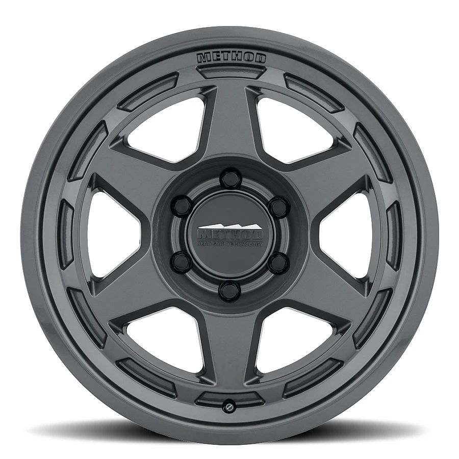MR708 HD Bead Grip Gloss Titanium Rims for Toyota Tacoma, Toyota 4Runner, Chevy Silverado