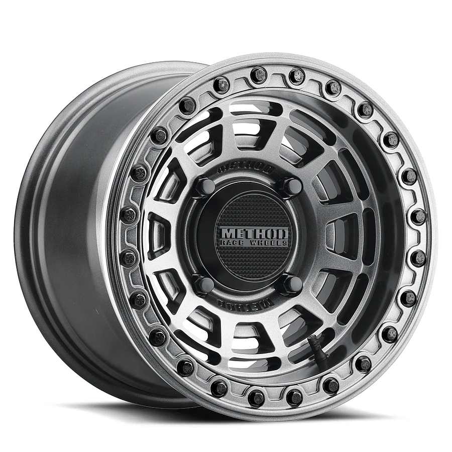 Method MR415 Beadlock Graphite - Gloss Graphite Ring 15 Inch Wheels