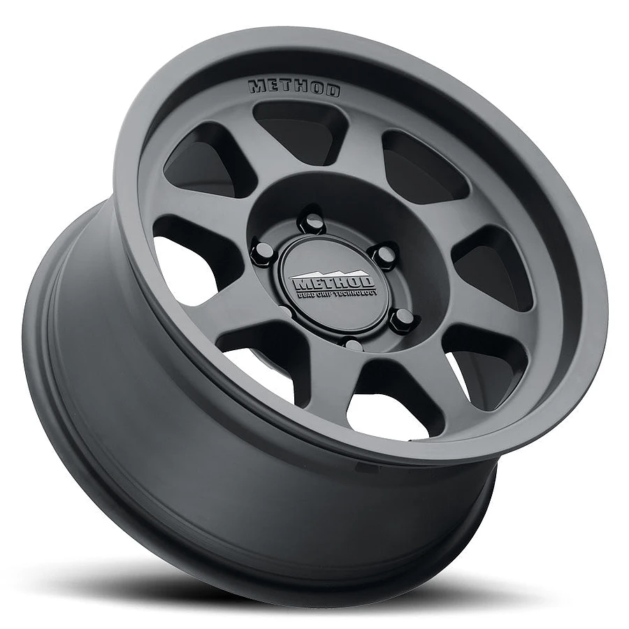 17 Inch Matte Black 5 Lug Rims MR70177512530