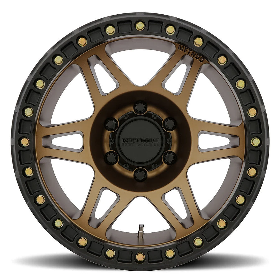 MR106 Beadlock Method Bronze Rims for Toyota Tacoma, Toyota 4Runner, Chevy Silverado