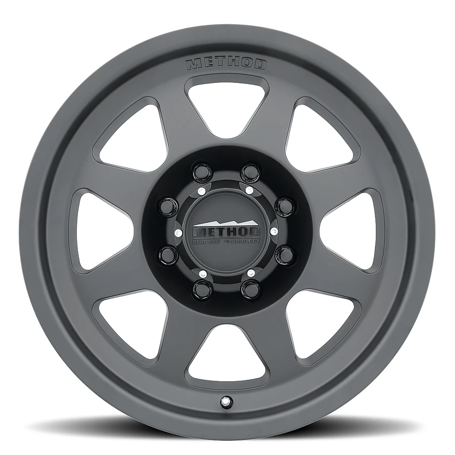 MR701 HD Bead Grip Matte Black Rims for Ford F250, Ford F350, Ford Excursion