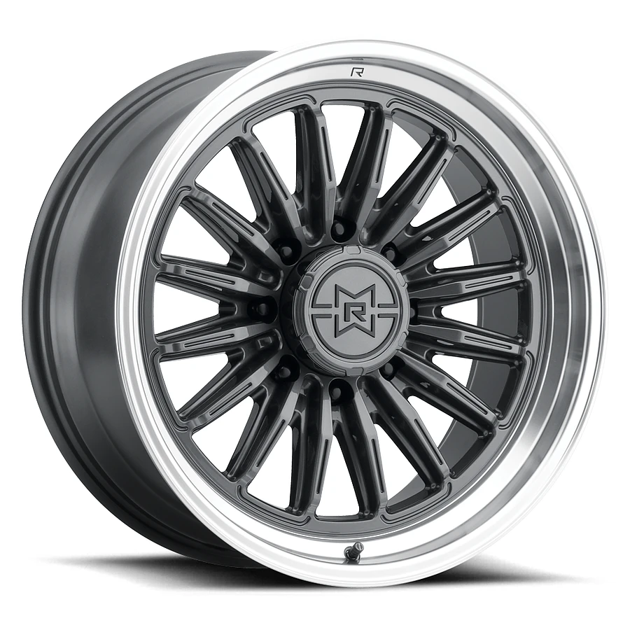 20 Inch Gloss Titanium - Machined Lip 8 Lug Chevy Rims MR80329088800