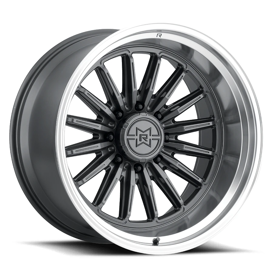 Method MR803 Gloss Titanium - Machined Lip 20 Inch Wheels