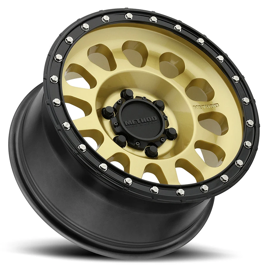 17 Inch Gold - Black Lip 6 Lug Rims MR31578560100