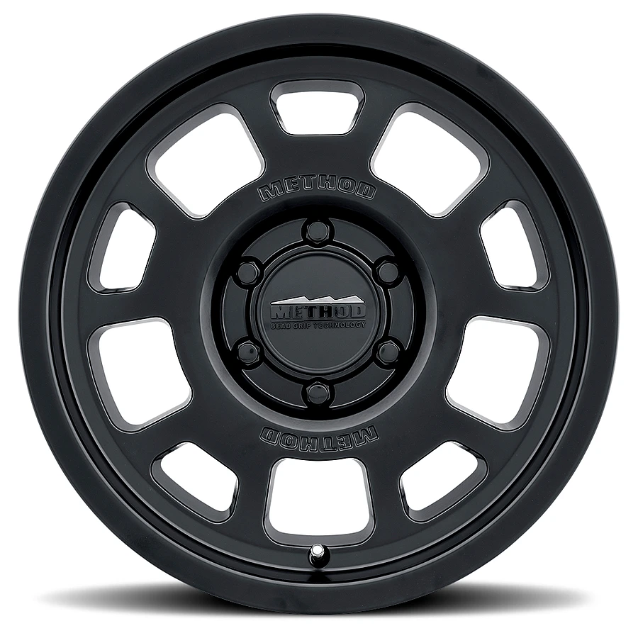 MR705 Bead Grip Matte Black Rims for Jeep Wrangler, Jeep Grand Cherokee, Jeep Gladiator