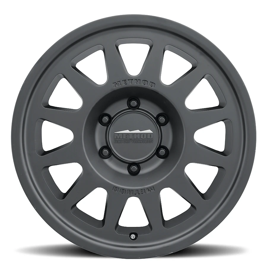MR703 Bead Grip HD Matte Black Rims for Toyota Tacoma, Toyota 4Runner, Chevy Silverado